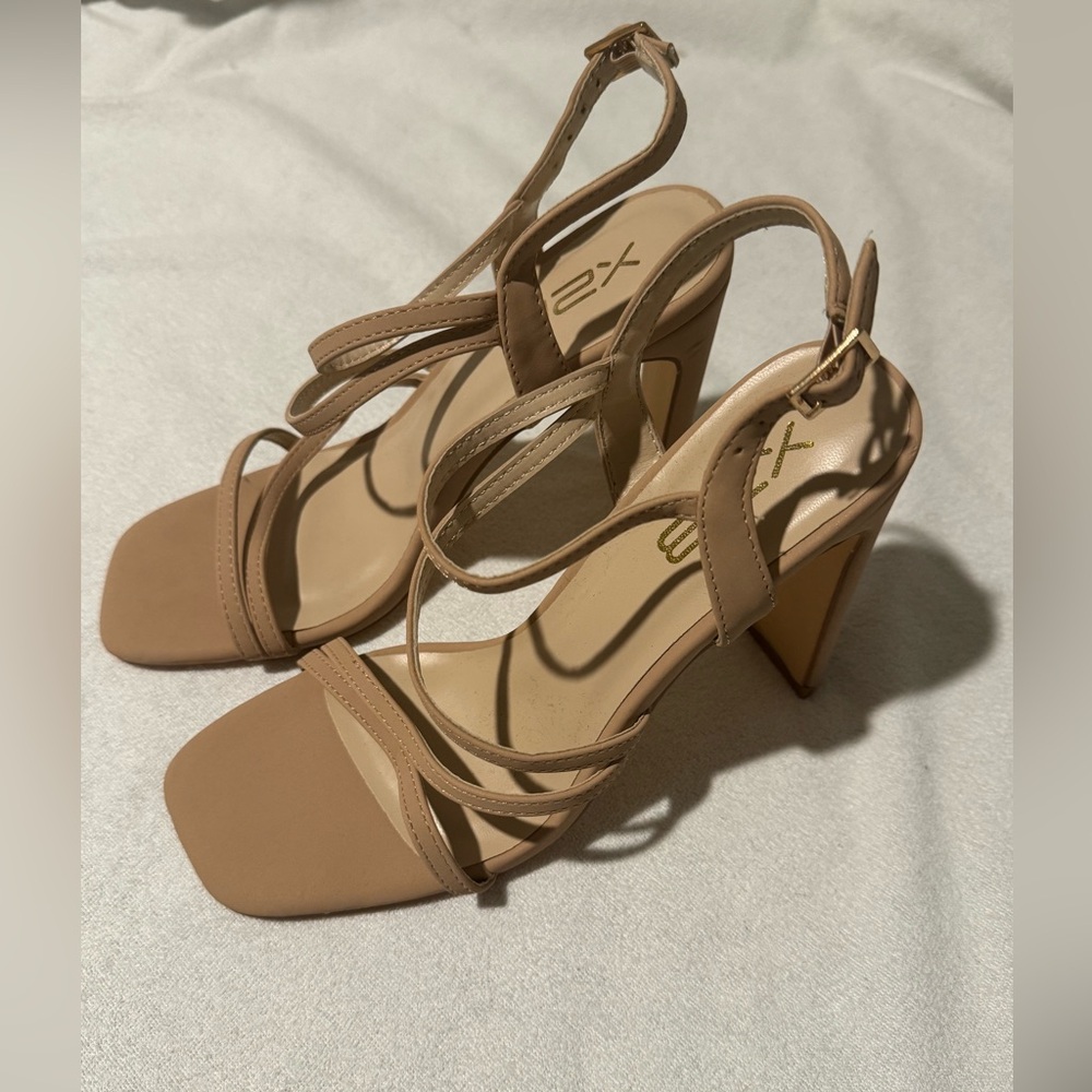 Nude Strappy Heels